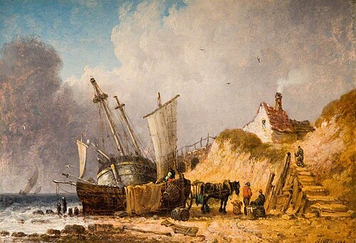 Coast Scene, 1836, James Ward