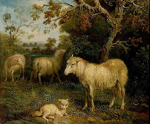 Landscape with Sheep, , James Ward