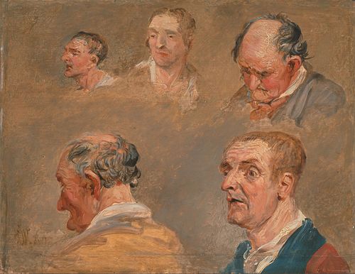 Studies of Jacky Turner and the Reverend Charles Hope's Gardener, 1807, James Ward