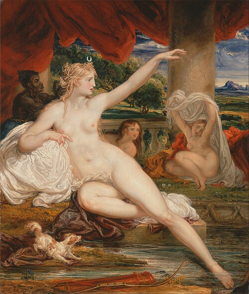 Diana at the Bath, 1830, James Ward