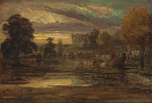 Cattle at a Pool at Sunrise, 1827, James Ward
