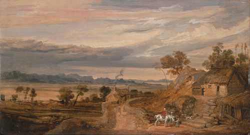 Landscape with Cottage, 1814, James Ward