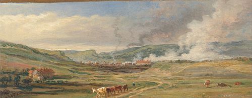 Landscape near Swansea, South Wale, 1805, James Ward