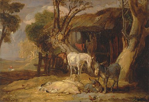 The Straw Yard, 1810, James Ward