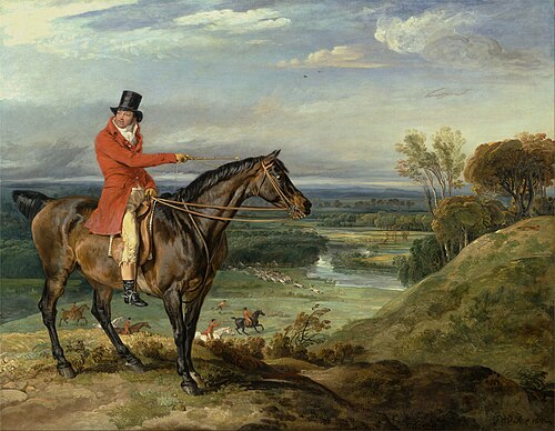 Theophilus Levett and a Favorite Hunter, 1817, James Ward