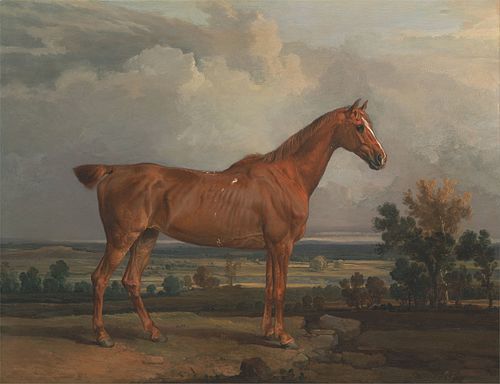 Hunter in a landscape, 1810, James Ward