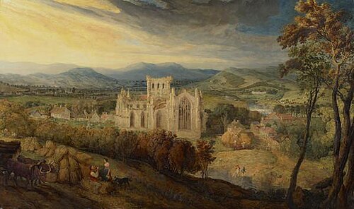Melrose Abbey, 1807, James Ward