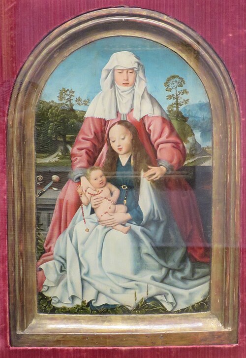 St. Anne with the Virgin and infant Jesus, 1510, Jan Joest van Kalkar