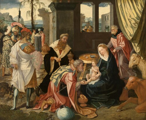 L'Adoration des mages, 1549, Jan Swart