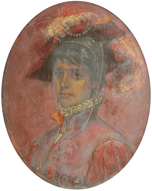 Girl's Head, 1878, Jan Van Beers