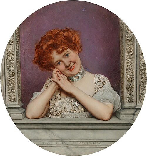 Portrait of Emilie Grigsby, 1893, Jan van Beers