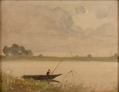 Landscape near Paris, 1890, Jan van Beers