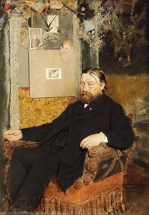 The composer Peter Benoit, 1883, Jan van Beers