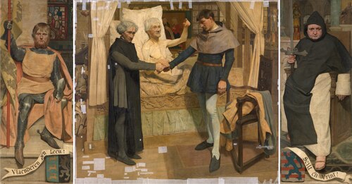 The Liberators of Flanders, 1879, Jan van Beers