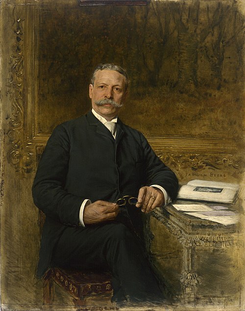 Portrait of Charles Tyson Yerkes, 1893, Jan van Beers