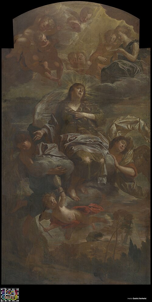 L'Exaltation de sainte Marie d'Egypte, , Jan van Cleve