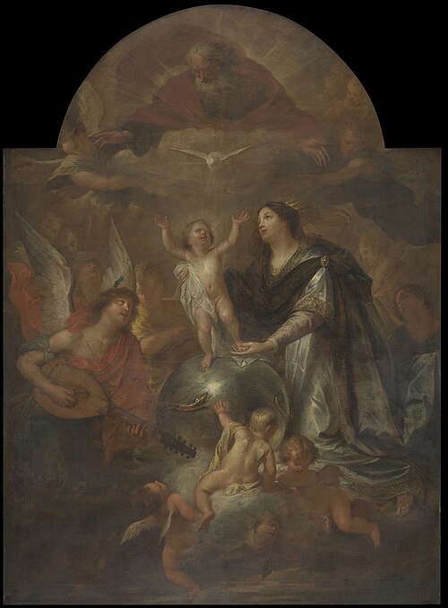 La Glorification de l'Enfant Jésus, 1677, Jan van Cleve