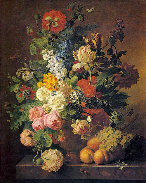 Flowerpiece, 1811, Jan van Dael
