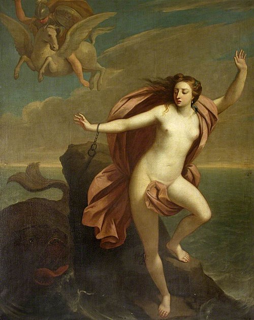 Perseus and Andromeda (after Reni), 1734, Jeremiah Davison