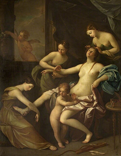 The Toilet of Venus (after Reni), 1734, Jeremiah Davison