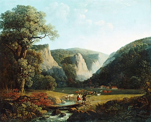 Harz Landscape, 1802, Janus Genelli