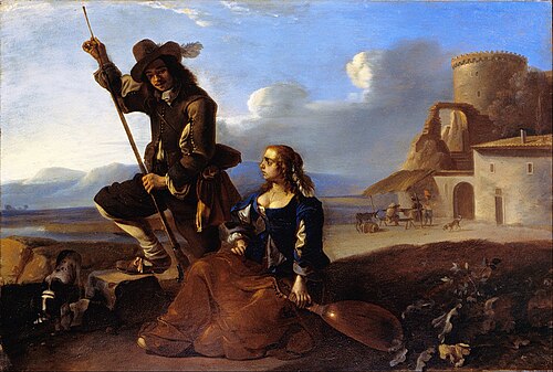 Landscape with Figure, 1650, Jacob van Staverden