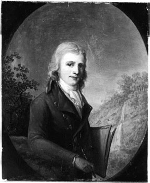Bildnis des Landschaftsmalers Caspar Rahn, 1795, Heinrich Freudweiler
