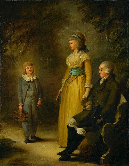 Familienbild, im Freien, , Heinrich Freudweiler