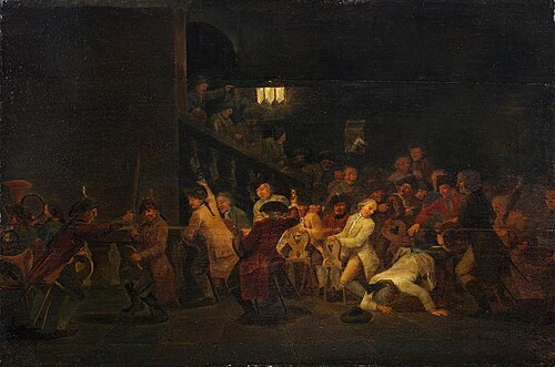 Der Meisenzünfter Sidelenritt, 1780, Heinrich Freudweiler