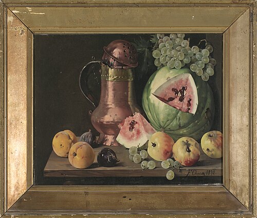 Bodegón, 1892, Felipe Checa Delicado