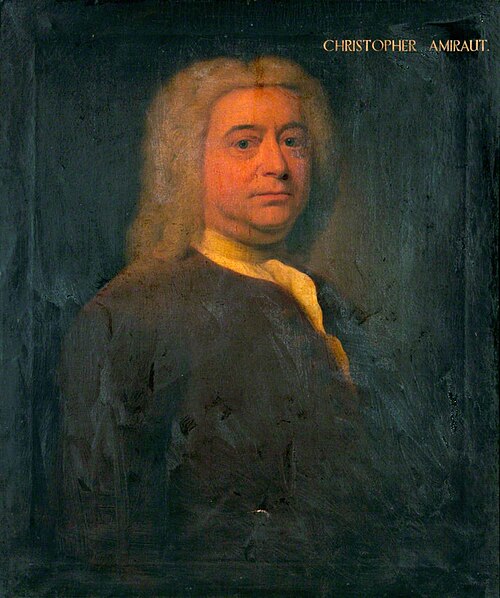 Christopher Amiraut, 1739, John Theodore Heins