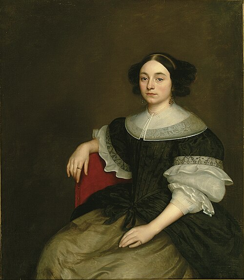 Portrait d'une dame, 1670, Abraham Ragueneau