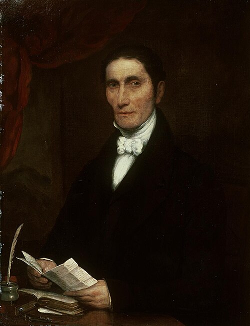Mr John Jones, L'pool. printer, preacher, 1842, Hugh Hughes