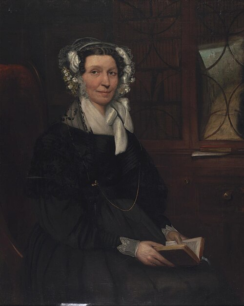 Mrs Janet Davies, Fronheulog, Llandderfel, 1840, Hugh Hughes