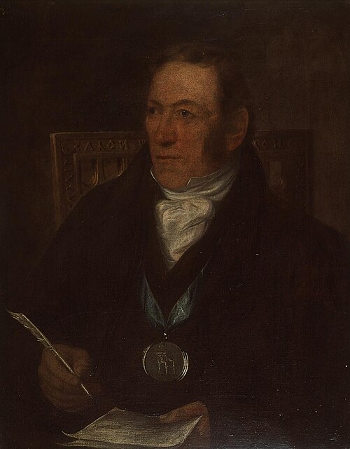 Walter Davies (Gwallter Mechain), 1830, Hugh Hughes