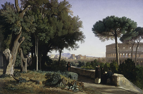 Rome, Colosseum Viewed from the Palatine, 1844, Jean-Achille Benouville