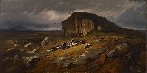 Landscape with Buffalo, 1865, Jean-Achille Benouville