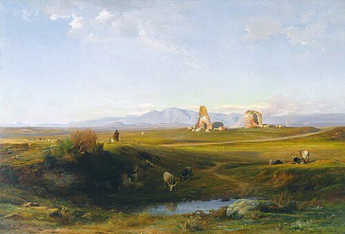 A View of the Roman Countryside, 1848, Jean-Achille Benouville