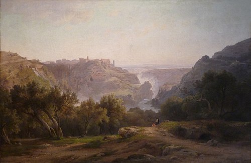 Vue de Tivoli, 1864, Jean-Achille Benouville