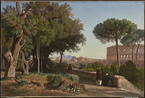 Colosseum Viewed from the Palatine, 1844, Jean-Achille Benouville