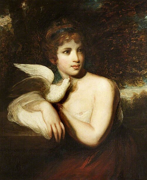 A Girl with a Dove, 1795, John Rising