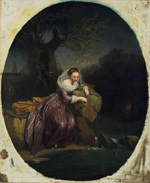 Les Feuilles de saule, 1834, Jean-Augustin Franquelin