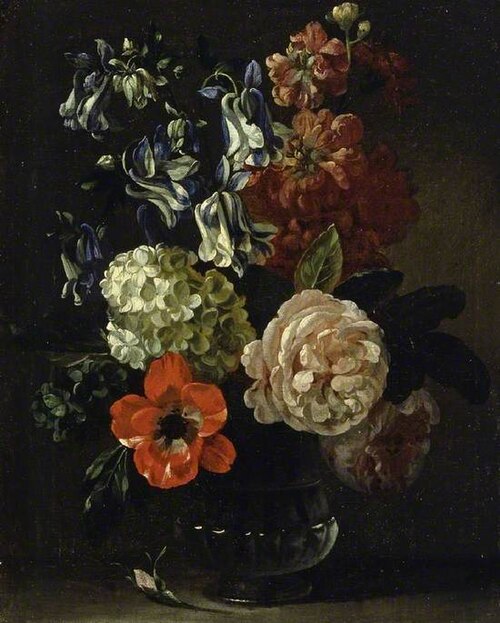 Vase of flowers, , Jean-Baptiste Belin