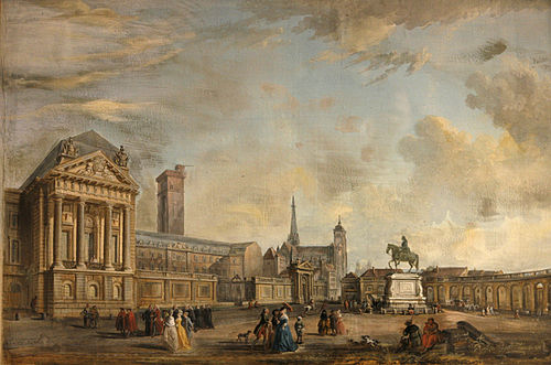 Place Royale de Dijon en 1781, , Jean-Baptiste Lallemand