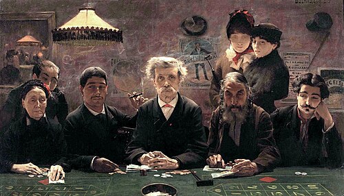 Le Tripot, 1883, Eugène Buland