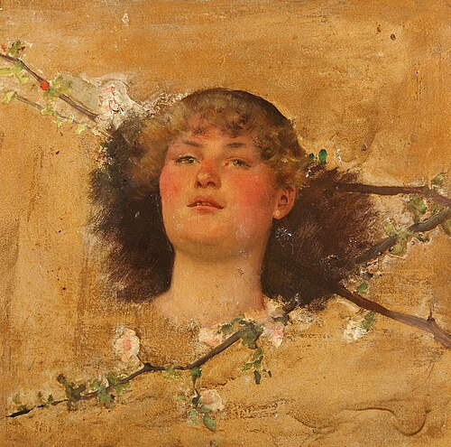 Portrait de femme, , Eugène Buland