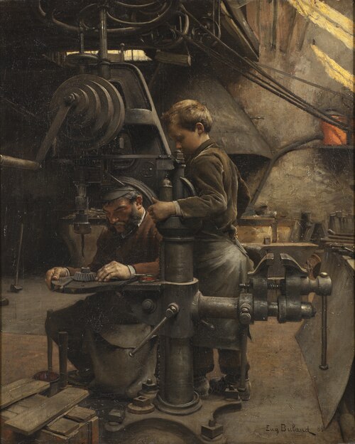 Un Patron, 1888, Eugène Buland