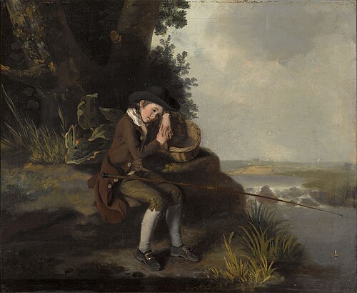 The young angler, , Henry Walton