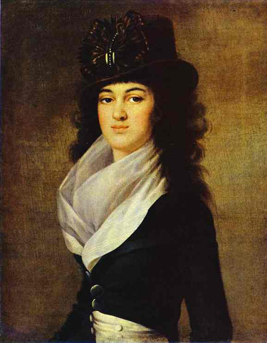 Portrait of Anna Lopukhina, 1805, Jean-Louis Voille