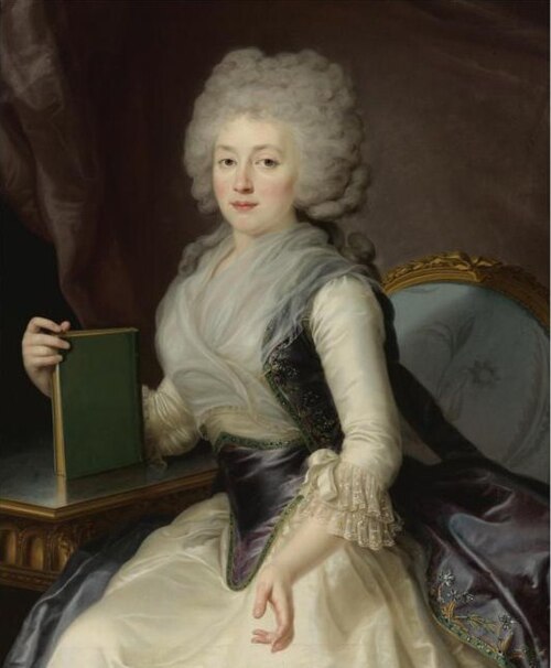 Porträt der Olga Zherebtsova (1766-1849), , Jean-Louis Voille